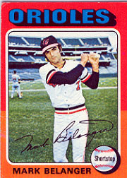 1975 Topps Baseball Cards      074      Mark Belanger